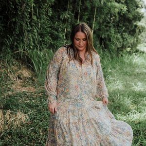 Free people feeling groovy maxi dress